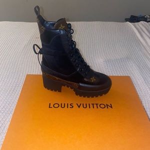 Louis Vuitton Monogram Platform Boots BRAND NEW